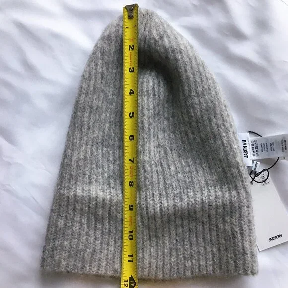 Jason Wu Sweater Knit Alpaca Blend Beanie Hat